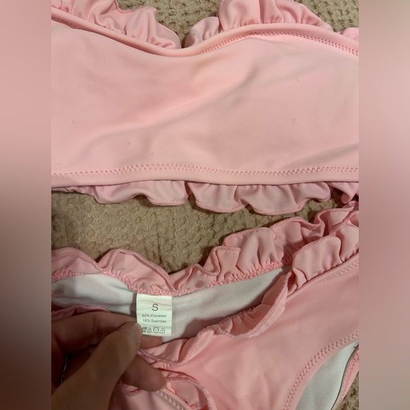 Small Pink Ruffle Bikini Set - Picture 7 of 10